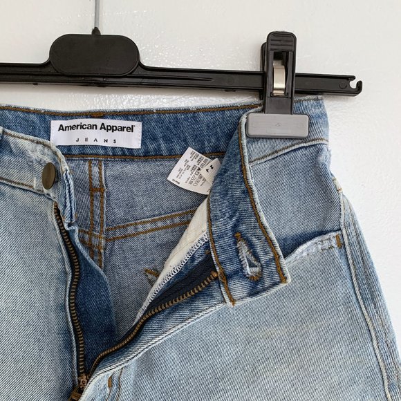 American Apparel Pants - American Apparel festival fringe denim shorts, 24